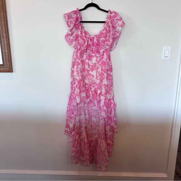 LoveShackFancy low to high dress - Picture 2 of 3